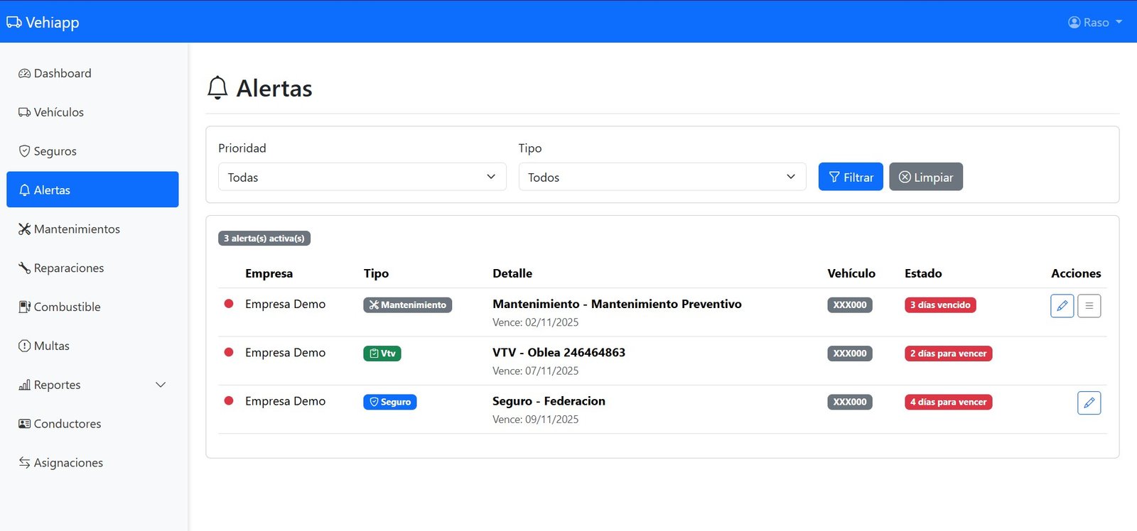 Alertas Automáticas